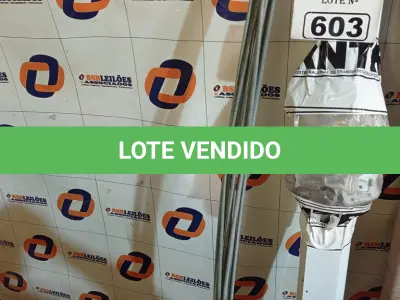 LOTE 603 - 01 LOTE COM VÁRIAS BARRAS DE FERRO ROSCADAS E RECORTES DE FERRO. (NO ESTADO) ATENÇÃO! FAZER A VISITAÇÃO ANTES DE ARREMATAR, NÃO SABEMOS SE FUNCIONA. LEILÃO NÃO TEM GARANTIA E NEM DEVOLUÇÃO, SUJEITO A POSSÍVEIS AVARIAS VISÍVEIS/OCULTAS E/OU AUSÊNCIA DE COMPONENTES.