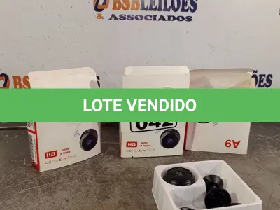 LOTE 042 - 03 CÂMERAS ESPIÃ. (NO ESTADO) ATENÇÃO! FAZER A VISITAÇÃO ANTES DE ARREMATAR, NÃO SABEMOS SE FUNCIONA. LEILÃO NÃO TEM GARANTIA E NEM DEVOLUÇÃO, SUJEITO A POSSÍVEIS AVARIAS VISÍVEIS/OCULTAS E/OU AUSÊNCIA DE COMPONENTES.