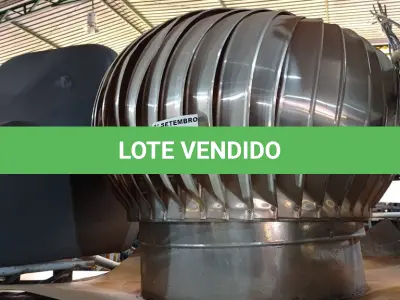 LOTE 599 - 01 CIRCULADOR DE AR PARA TELHADOS DE GALPÕES. (NO ESTADO) ATENÇÃO! FAZER A VISITAÇÃO ANTES DE ARREMATAR, NÃO SABEMOS SE FUNCIONA. LEILÃO NÃO TEM GARANTIA E NEM DEVOLUÇÃO, SUJEITO A POSSÍVEIS AVARIAS VISÍVEIS/OCULTAS E/OU AUSÊNCIA DE COMPONENTES.
