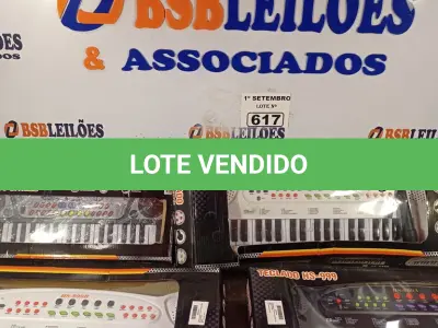 LOTE 617 - 01 LOTE COM VÁRIOS TECLADOS DE BRINQUEDO. (NO ESTADO) ATENÇÃO! FAZER A VISITAÇÃO ANTES DE ARREMATAR, NÃO SABEMOS SE FUNCIONA. LEILÃO NÃO TEM GARANTIA E NEM DEVOLUÇÃO, SUJEITO A POSSÍVEIS AVARIAS VISÍVEIS/OCULTAS E/OU AUSÊNCIA DE COMPONENTES.