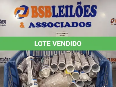 LOTE 608 - 01 LOTE COM VÁRIAS BISNAGAS DE SILICONE DIVERSOS. (NO ESTADO) ATENÇÃO! FAZER A VISITAÇÃO ANTES DE ARREMATAR, NÃO SABEMOS SE FUNCIONA. LEILÃO NÃO TEM GARANTIA E NEM DEVOLUÇÃO, SUJEITO A POSSÍVEIS AVARIAS VISÍVEIS/OCULTAS E/OU AUSÊNCIA DE COMPONENTES.