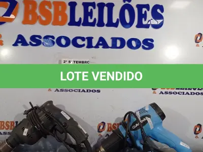 LOTE 136 - 01 SOPRADOR TÉRMICO E 01 PARAFUSADEIRA. (NO ESTADO) ATENÇÃO! FAZER A VISITAÇÃO ANTES DE ARREMATAR, NÃO SABEMOS SE FUNCIONA. LEILÃO NÃO TEM GARANTIA E NEM DEVOLUÇÃO, SUJEITO A POSSÍVEIS AVARIAS VISÍVEIS/OCULTAS E/OU AUSÊNCIA DE COMPONENTES.