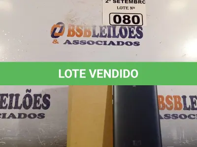 LOTE 080 - 01 CELULAR REDMI. (NO ESTADO) ATENÇÃO! FAZER A VISITAÇÃO ANTES DE ARREMATAR, NÃO SABEMOS SE FUNCIONA. LEILÃO NÃO TEM GARANTIA E NEM DEVOLUÇÃO, SUJEITO A POSSÍVEIS AVARIAS VISÍVEIS/OCULTAS E/OU AUSÊNCIA DE COMPONENTES.