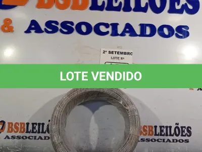 LOTE 125 - 01 ROLO DE CABO FLEXÍVEL 100M 1X2,5MM NA COR PRETA(NOVO). (NO ESTADO) ATENÇÃO! FAZER A VISITAÇÃO ANTES DE ARREMATAR, NÃO SABEMOS SE FUNCIONA. LEILÃO NÃO TEM GARANTIA E NEM DEVOLUÇÃO, SUJEITO A POSSÍVEIS AVARIAS VISÍVEIS/OCULTAS E/OU AUSÊNCIA DE COMPONENTES.