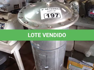 LOTE 197 - 01 FILTRO PARA PISCINA. (NO ESTADO) ATENÇÃO! FAZER A VISITAÇÃO ANTES DE ARREMATAR, NÃO SABEMOS SE FUNCIONA. LEILÃO NÃO TEM GARANTIA E NEM DEVOLUÇÃO, SUJEITO A POSSÍVEIS AVARIAS VISÍVEIS/OCULTAS E/OU AUSÊNCIA DE COMPONENTES.