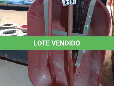 LOTE 619 - 03 PEÇAS PARA CARRINHO DE MÃO. (NO ESTADO) ATENÇÃO! FAZER A VISITAÇÃO ANTES DE ARREMATAR, NÃO SABEMOS SE FUNCIONA. LEILÃO NÃO TEM GARANTIA E NEM DEVOLUÇÃO, SUJEITO A POSSÍVEIS AVARIAS VISÍVEIS/OCULTAS E/OU AUSÊNCIA DE COMPONENTES.