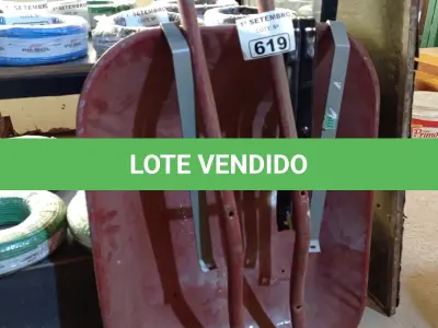 LOTE 619 - 03 PEÇAS PARA CARRINHO DE MÃO. (NO ESTADO) ATENÇÃO! FAZER A VISITAÇÃO ANTES DE ARREMATAR, NÃO SABEMOS SE FUNCIONA. LEILÃO NÃO TEM GARANTIA E NEM DEVOLUÇÃO, SUJEITO A POSSÍVEIS AVARIAS VISÍVEIS/OCULTAS E/OU AUSÊNCIA DE COMPONENTES.