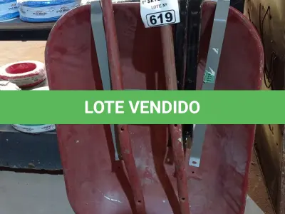 LOTE 619 - 03 PEÇAS PARA CARRINHO DE MÃO. (NO ESTADO) ATENÇÃO! FAZER A VISITAÇÃO ANTES DE ARREMATAR, NÃO SABEMOS SE FUNCIONA. LEILÃO NÃO TEM GARANTIA E NEM DEVOLUÇÃO, SUJEITO A POSSÍVEIS AVARIAS VISÍVEIS/OCULTAS E/OU AUSÊNCIA DE COMPONENTES.