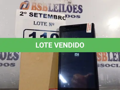 LOTE 110 - 01 CELULAR REDMI. (NO ESTADO) ATENÇÃO! FAZER A VISITAÇÃO ANTES DE ARREMATAR, NÃO SABEMOS SE FUNCIONA. LEILÃO NÃO TEM GARANTIA E NEM DEVOLUÇÃO, SUJEITO A POSSÍVEIS AVARIAS VISÍVEIS/OCULTAS E/OU AUSÊNCIA DE COMPONENTES.