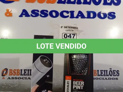 LOTE 047 - 01 COPO E 01 GARRAFA DIGITAL 500ML TÉRMICOS. (NO ESTADO) ATENÇÃO! FAZER A VISITAÇÃO ANTES DE ARREMATAR, NÃO SABEMOS SE FUNCIONA. LEILÃO NÃO TEM GARANTIA E NEM DEVOLUÇÃO, SUJEITO A POSSÍVEIS AVARIAS VISÍVEIS/OCULTAS E/OU AUSÊNCIA DE COMPONENTES.
