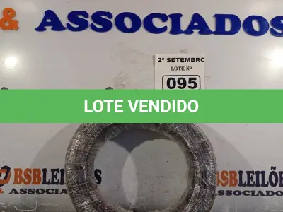 LOTE 095 - 01 ROLO DE CABO FLEXÍVEL 100M 1X4MM NA COR PRETA(NOVO). (NO ESTADO) ATENÇÃO! FAZER A VISITAÇÃO ANTES DE ARREMATAR, NÃO SABEMOS SE FUNCIONA. LEILÃO NÃO TEM GARANTIA E NEM DEVOLUÇÃO, SUJEITO A POSSÍVEIS AVARIAS VISÍVEIS/OCULTAS E/OU AUSÊNCIA DE COMPONENTES.