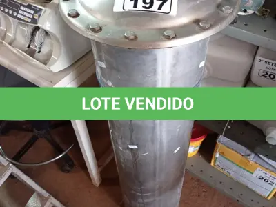 LOTE 197 - 01 FILTRO PARA PISCINA. (NO ESTADO) ATENÇÃO! FAZER A VISITAÇÃO ANTES DE ARREMATAR, NÃO SABEMOS SE FUNCIONA. LEILÃO NÃO TEM GARANTIA E NEM DEVOLUÇÃO, SUJEITO A POSSÍVEIS AVARIAS VISÍVEIS/OCULTAS E/OU AUSÊNCIA DE COMPONENTES.