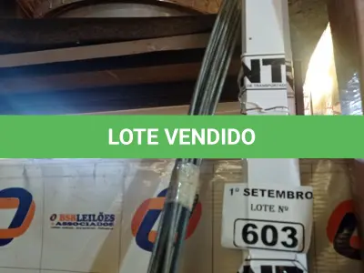 LOTE 603 - 01 LOTE COM VÁRIAS BARRAS DE FERRO ROSCADAS E RECORTES DE FERRO. (NO ESTADO) ATENÇÃO! FAZER A VISITAÇÃO ANTES DE ARREMATAR, NÃO SABEMOS SE FUNCIONA. LEILÃO NÃO TEM GARANTIA E NEM DEVOLUÇÃO, SUJEITO A POSSÍVEIS AVARIAS VISÍVEIS/OCULTAS E/OU AUSÊNCIA DE COMPONENTES.