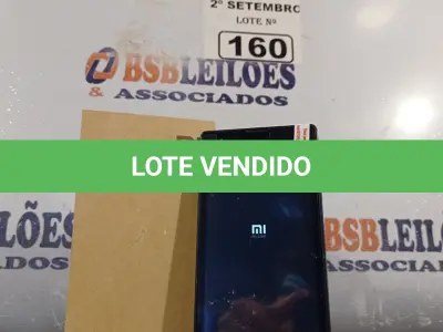 LOTE 160 - 01 CELULAR REDMI. (NO ESTADO) ATENÇÃO! FAZER A VISITAÇÃO ANTES DE ARREMATAR, NÃO SABEMOS SE FUNCIONA. LEILÃO NÃO TEM GARANTIA E NEM DEVOLUÇÃO, SUJEITO A POSSÍVEIS AVARIAS VISÍVEIS/OCULTAS E/OU AUSÊNCIA DE COMPONENTES.