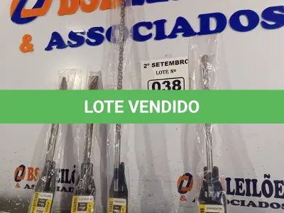 LOTE 038 - 01 KIT BROCAS. (NO ESTADO) ATENÇÃO! FAZER A VISITAÇÃO ANTES DE ARREMATAR, NÃO SABEMOS SE FUNCIONA. LEILÃO NÃO TEM GARANTIA E NEM DEVOLUÇÃO, SUJEITO A POSSÍVEIS AVARIAS VISÍVEIS/OCULTAS E/OU AUSÊNCIA DE COMPONENTES.