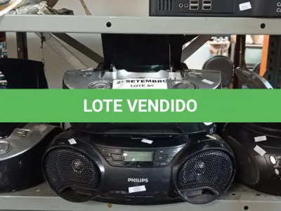 LOTE 232 - 07 APARELHOS DE SOM MARCAS E MODELOS DIVERSOS. (NO ESTADO) ATENÇÃO! FAZER A VISITAÇÃO ANTES DE ARREMATAR, NÃO SABEMOS SE FUNCIONA. LEILÃO NÃO TEM GARANTIA E NEM DEVOLUÇÃO, SUJEITO A POSSÍVEIS AVARIAS VISÍVEIS/OCULTAS E/OU AUSÊNCIA DE COMPONENTES.