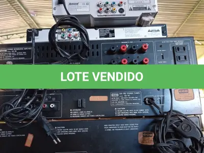 LOTE 059 - 02 APARELHOS DE DVD MARCAS E MODELOS DIVERSOS, 01 STÉREO INTEGRATED AMPLIFIER X-10, 01 AM/FM STÉREO TUNER SX-10 E 01 STÉREO CASSETE DECK DX-20 MARCAS CCE. (NO ESTADO) ATENÇÃO! FAZER A VISITAÇÃO ANTES DE ARREMATAR, NÃO SABEMOS SE FUNCIONA. LEILÃO NÃO TEM GARANTIA E NEM DEVOLUÇÃO, SUJEITO A POSSÍVEIS AVARIAS VISÍVEIS/OCULTAS E/OU AUSÊNCIA DE COMPONENTES.