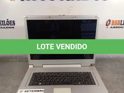 LOTE 097 - 01 NOTEBOOK MARCA ITAUTEC. (NO ESTADO) ATENÇÃO! FAZER A VISITAÇÃO ANTES DE ARREMATAR, NÃO SABEMOS SE FUNCIONA. LEILÃO NÃO TEM GARANTIA E NEM DEVOLUÇÃO, SUJEITO A POSSÍVEIS AVARIAS VISÍVEIS/OCULTAS E/OU AUSÊNCIA DE COMPONENTES.
