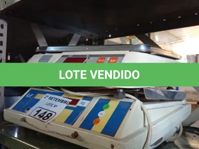 LOTE 148 - 02 BALANÇAS MARCAS E MODELOS DIVERSOS. (NO ESTADO) ATENÇÃO! FAZER A VISITAÇÃO ANTES DE ARREMATAR, NÃO SABEMOS SE FUNCIONA. LEILÃO NÃO TEM GARANTIA E NEM DEVOLUÇÃO, SUJEITO A POSSÍVEIS AVARIAS VISÍVEIS/OCULTAS E/OU AUSÊNCIA DE COMPONENTES.