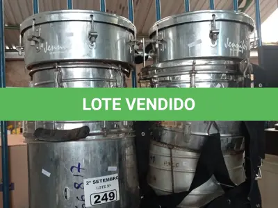 LOTE 249 - 01 LOTE COM VÁRIOS INSTRUMENTOS MUSICAIS COM AVARIAS. (NO ESTADO) ATENÇÃO! FAZER A VISITAÇÃO ANTES DE ARREMATAR, NÃO SABEMOS SE FUNCIONA. LEILÃO NÃO TEM GARANTIA E NEM DEVOLUÇÃO, SUJEITO A POSSÍVEIS AVARIAS VISÍVEIS/OCULTAS E/OU AUSÊNCIA DE COMPONENTES.