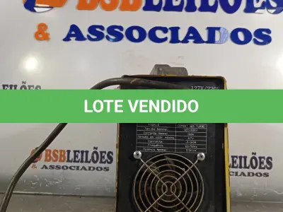 LOTE 167 - 01 INVERSORA DE SOLDA COMBAT 160 TURBO. (NO ESTADO) ATENÇÃO! FAZER A VISITAÇÃO ANTES DE ARREMATAR, NÃO SABEMOS SE FUNCIONA. LEILÃO NÃO TEM GARANTIA E NEM DEVOLUÇÃO, SUJEITO A POSSÍVEIS AVARIAS VISÍVEIS/OCULTAS E/OU AUSÊNCIA DE COMPONENTES.