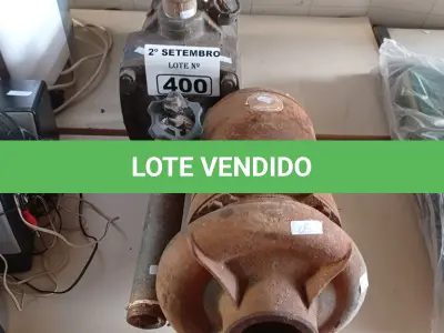 LOTE 400 - 02 BOMBAS D’AGUA. (NO ESTADO) ATENÇÃO! FAZER A VISITAÇÃO ANTES DE ARREMATAR, NÃO SABEMOS SE FUNCIONA. LEILÃO NÃO TEM GARANTIA E NEM DEVOLUÇÃO, SUJEITO A POSSÍVEIS AVARIAS VISÍVEIS/OCULTAS E/OU AUSÊNCIA DE COMPONENTES.