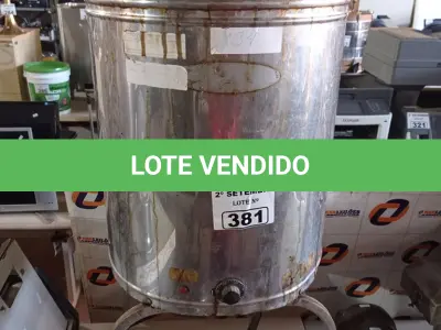 LOTE 381 - 01 BALDE DE TINTA ACRÍLICA 18L NA COR CONCRETO FOSCO. (NO ESTADO) ATENÇÃO! FAZER A VISITAÇÃO ANTES DE ARREMATAR, NÃO SABEMOS SE FUNCIONA. LEILÃO NÃO TEM GARANTIA E NEM DEVOLUÇÃO, SUJEITO A POSSÍVEIS AVARIAS VISÍVEIS/OCULTAS E/OU AUSÊNCIA DE COMPONENTES.