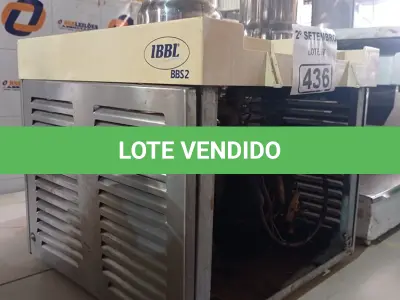 LOTE 436 - 01 REFRESQUEIRA MARCA IBBL INCOMPLETA. (NO ESTADO) ATENÇÃO! FAZER A VISITAÇÃO ANTES DE ARREMATAR, NÃO SABEMOS SE FUNCIONA. LEILÃO NÃO TEM GARANTIA E NEM DEVOLUÇÃO, SUJEITO A POSSÍVEIS AVARIAS VISÍVEIS/OCULTAS E/OU AUSÊNCIA DE COMPONENTES.