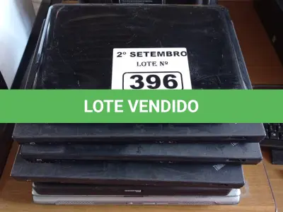 LOTE 396 - 06 NOTEBOOK’S E 02 NETBOOK’S MARCAS E MODELOS DIVERSOS PARA RETIRADA DE PEÇAS. (NO ESTADO) ATENÇÃO! FAZER A VISITAÇÃO ANTES DE ARREMATAR, NÃO SABEMOS SE FUNCIONA. LEILÃO NÃO TEM GARANTIA E NEM DEVOLUÇÃO, SUJEITO A POSSÍVEIS AVARIAS VISÍVEIS/OCULTAS E/OU AUSÊNCIA DE COMPONENTES.