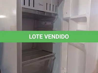 LOTE 387 - 01 FRIGOBAR MARCA MIDEA 220V. (NO ESTADO) ATENÇÃO! FAZER A VISITAÇÃO ANTES DE ARREMATAR, NÃO SABEMOS SE FUNCIONA. LEILÃO NÃO TEM GARANTIA E NEM DEVOLUÇÃO, SUJEITO A POSSÍVEIS AVARIAS VISÍVEIS/OCULTAS E/OU AUSÊNCIA DE COMPONENTES.