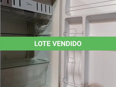 LOTE 369 - 01 FRIGOBAR MARCA MIDEA 220V. (NO ESTADO) ATENÇÃO! FAZER A VISITAÇÃO ANTES DE ARREMATAR, NÃO SABEMOS SE FUNCIONA. LEILÃO NÃO TEM GARANTIA E NEM DEVOLUÇÃO, SUJEITO A POSSÍVEIS AVARIAS VISÍVEIS/OCULTAS E/OU AUSÊNCIA DE COMPONENTES.