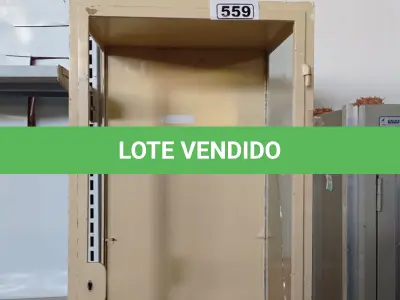 LOTE 559 - 01 ARMÁRIO EM AÇO COM AVARIAS. (NO ESTADO) ATENÇÃO! FAZER A VISITAÇÃO ANTES DE ARREMATAR, NÃO SABEMOS SE FUNCIONA. LEILÃO NÃO TEM GARANTIA E NEM DEVOLUÇÃO, SUJEITO A POSSÍVEIS AVARIAS VISÍVEIS/OCULTAS E/OU AUSÊNCIA DE COMPONENTES.