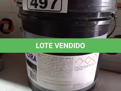 LOTE 497 - 01 BALDE DE GRAXA EVORA POLY EX NLGI:2 10KG. (NO ESTADO) ATENÇÃO! FAZER A VISITAÇÃO ANTES DE ARREMATAR, NÃO SABEMOS SE FUNCIONA. LEILÃO NÃO TEM GARANTIA E NEM DEVOLUÇÃO, SUJEITO A POSSÍVEIS AVARIAS VISÍVEIS/OCULTAS E/OU AUSÊNCIA DE COMPONENTES.
