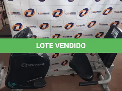 LOTE 525 - 01 BICICLETA ERGOMÉTRICA. (NO ESTADO) ATENÇÃO! FAZER A VISITAÇÃO ANTES DE ARREMATAR, NÃO SABEMOS SE FUNCIONA. LEILÃO NÃO TEM GARANTIA E NEM DEVOLUÇÃO, SUJEITO A POSSÍVEIS AVARIAS VISÍVEIS/OCULTAS E/OU AUSÊNCIA DE COMPONENTES.