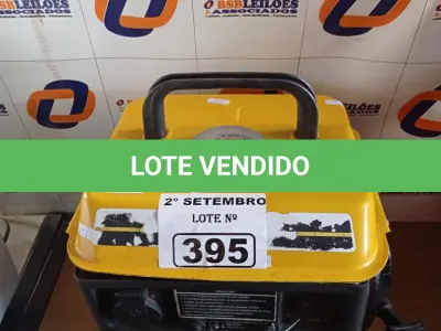 LOTE 395 - 01 GERADOR TEKNA 950H A GASOLINA. (NO ESTADO) ATENÇÃO! FAZER A VISITAÇÃO ANTES DE ARREMATAR, NÃO SABEMOS SE FUNCIONA. LEILÃO NÃO TEM GARANTIA E NEM DEVOLUÇÃO, SUJEITO A POSSÍVEIS AVARIAS VISÍVEIS/OCULTAS E/OU AUSÊNCIA DE COMPONENTES.