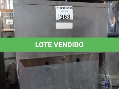 LOTE 363 - 01 REFRESQUEIRA MARCA IBBL EM INOX. (NO ESTADO) ATENÇÃO! FAZER A VISITAÇÃO ANTES DE ARREMATAR, NÃO SABEMOS SE FUNCIONA. LEILÃO NÃO TEM GARANTIA E NEM DEVOLUÇÃO, SUJEITO A POSSÍVEIS AVARIAS VISÍVEIS/OCULTAS E/OU AUSÊNCIA DE COMPONENTES.
