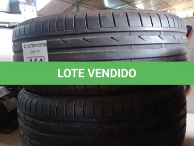 LOTE 444 - 02 PNEUS MEIA VIDA NAS MEDIDAS 225/45/19. (NO ESTADO) ATENÇÃO! FAZER A VISITAÇÃO ANTES DE ARREMATAR, NÃO SABEMOS SE FUNCIONA. LEILÃO NÃO TEM GARANTIA E NEM DEVOLUÇÃO, SUJEITO A POSSÍVEIS AVARIAS VISÍVEIS/OCULTAS E/OU AUSÊNCIA DE COMPONENTES.
