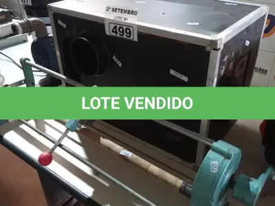 LOTE 499 - 01 TALHADEIRA MANUAL PARA CORTE DE FOLHA DE OURO E 01 CANHÃO PARA CONFETES. (NO ESTADO) ATENÇÃO! FAZER A VISITAÇÃO ANTES DE ARREMATAR, NÃO SABEMOS SE FUNCIONA. LEILÃO NÃO TEM GARANTIA E NEM DEVOLUÇÃO, SUJEITO A POSSÍVEIS AVARIAS VISÍVEIS/OCULTAS E/OU AUSÊNCIA DE COMPONENTES.