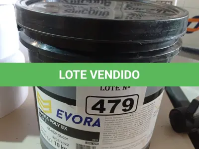 LOTE 479 - 01 BALDE DE GRAXA EVORA POLY EX NLGI:2 10KG. (NO ESTADO) ATENÇÃO! FAZER A VISITAÇÃO ANTES DE ARREMATAR, NÃO SABEMOS SE FUNCIONA. LEILÃO NÃO TEM GARANTIA E NEM DEVOLUÇÃO, SUJEITO A POSSÍVEIS AVARIAS VISÍVEIS/OCULTAS E/OU AUSÊNCIA DE COMPONENTES.