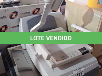LOTE 471 - 01 APARELHO PARA LABORATÓRIO. (NO ESTADO) ATENÇÃO! FAZER A VISITAÇÃO ANTES DE ARREMATAR, NÃO SABEMOS SE FUNCIONA. LEILÃO NÃO TEM GARANTIA E NEM DEVOLUÇÃO, SUJEITO A POSSÍVEIS AVARIAS VISÍVEIS/OCULTAS E/OU AUSÊNCIA DE COMPONENTES.