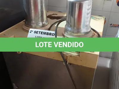 LOTE 482 - 01 REFRESQUEIRA MARCA IBBL INCOMPLETA. (NO ESTADO) ATENÇÃO! FAZER A VISITAÇÃO ANTES DE ARREMATAR, NÃO SABEMOS SE FUNCIONA. LEILÃO NÃO TEM GARANTIA E NEM DEVOLUÇÃO, SUJEITO A POSSÍVEIS AVARIAS VISÍVEIS/OCULTAS E/OU AUSÊNCIA DE COMPONENTES.