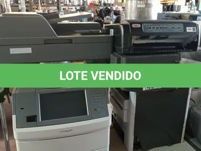 LOTE 404 - 03 IMPRESSORAS SENDO 02 MULTIFUNCIONAL MARCAS LEXMARK MODELOS X656-DE/MX611DE. (NO ESTADO) ATENÇÃO! FAZER A VISITAÇÃO ANTES DE ARREMATAR, NÃO SABEMOS SE FUNCIONA. LEILÃO NÃO TEM GARANTIA E NEM DEVOLUÇÃO, SUJEITO A POSSÍVEIS AVARIAS VISÍVEIS/OCULTAS E/OU AUSÊNCIA DE COMPONENTES.