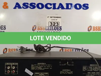 LOTE 323 - 01 STÉREO CASSETE DECK SONY MODELO TC-FX510R. (NO ESTADO) ATENÇÃO! FAZER A VISITAÇÃO ANTES DE ARREMATAR, NÃO SABEMOS SE FUNCIONA. LEILÃO NÃO TEM GARANTIA E NEM DEVOLUÇÃO, SUJEITO A POSSÍVEIS AVARIAS VISÍVEIS/OCULTAS E/OU AUSÊNCIA DE COMPONENTES.
