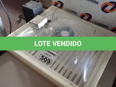 LOTE 509 - 01 CHOCADEIRA. (NO ESTADO) ATENÇÃO! FAZER A VISITAÇÃO ANTES DE ARREMATAR, NÃO SABEMOS SE FUNCIONA. LEILÃO NÃO TEM GARANTIA E NEM DEVOLUÇÃO, SUJEITO A POSSÍVEIS AVARIAS VISÍVEIS/OCULTAS E/OU AUSÊNCIA DE COMPONENTES.