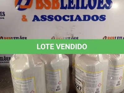 LOTE 427 - 20 LITROS DE DESINFETANTE HOSPITALAR PARA SUPERFÍCIES FIXAS E ARTIGOS NÃO CRÍTICOS. (NO ESTADO) ATENÇÃO! FAZER A VISITAÇÃO ANTES DE ARREMATAR, NÃO SABEMOS SE FUNCIONA. LEILÃO NÃO TEM GARANTIA E NEM DEVOLUÇÃO, SUJEITO A POSSÍVEIS AVARIAS VISÍVEIS/OCULTAS E/OU AUSÊNCIA DE COMPONENTES.