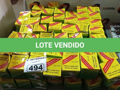 LOTE 494 - 01 LOTE COM GRANDE QUANTIDADE DE SIRENES DE RÉ PARA CAMINHÃO. (NO ESTADO) ATENÇÃO! FAZER A VISITAÇÃO ANTES DE ARREMATAR, NÃO SABEMOS SE FUNCIONA. LEILÃO NÃO TEM GARANTIA E NEM DEVOLUÇÃO, SUJEITO A POSSÍVEIS AVARIAS VISÍVEIS/OCULTAS E/OU AUSÊNCIA DE COMPONENTES.