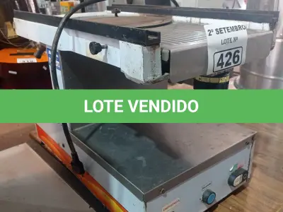LOTE 426 - 01 CORTADOR DE FRIOS. (NO ESTADO) ATENÇÃO! FAZER A VISITAÇÃO ANTES DE ARREMATAR, NÃO SABEMOS SE FUNCIONA. LEILÃO NÃO TEM GARANTIA E NEM DEVOLUÇÃO, SUJEITO A POSSÍVEIS AVARIAS VISÍVEIS/OCULTAS E/OU AUSÊNCIA DE COMPONENTES.