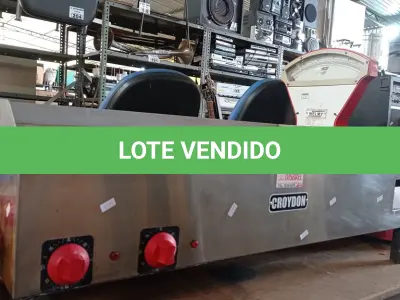 LOTE 271 - 01 CHAPA ELÉTRICA CROYDON. (NO ESTADO) ATENÇÃO! FAZER A VISITAÇÃO ANTES DE ARREMATAR, NÃO SABEMOS SE FUNCIONA. LEILÃO NÃO TEM GARANTIA E NEM DEVOLUÇÃO, SUJEITO A POSSÍVEIS AVARIAS VISÍVEIS/OCULTAS E/OU AUSÊNCIA DE COMPONENTES.