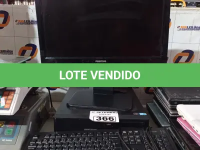 LOTE 366 - 01 CPU, 01 MONITOR E 02 TECLADOS. (NO ESTADO) ATENÇÃO! FAZER A VISITAÇÃO ANTES DE ARREMATAR, NÃO SABEMOS SE FUNCIONA. LEILÃO NÃO TEM GARANTIA E NEM DEVOLUÇÃO, SUJEITO A POSSÍVEIS AVARIAS VISÍVEIS/OCULTAS E/OU AUSÊNCIA DE COMPONENTES.