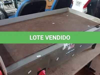 LOTE 271 - 01 CHAPA ELÉTRICA CROYDON. (NO ESTADO) ATENÇÃO! FAZER A VISITAÇÃO ANTES DE ARREMATAR, NÃO SABEMOS SE FUNCIONA. LEILÃO NÃO TEM GARANTIA E NEM DEVOLUÇÃO, SUJEITO A POSSÍVEIS AVARIAS VISÍVEIS/OCULTAS E/OU AUSÊNCIA DE COMPONENTES.